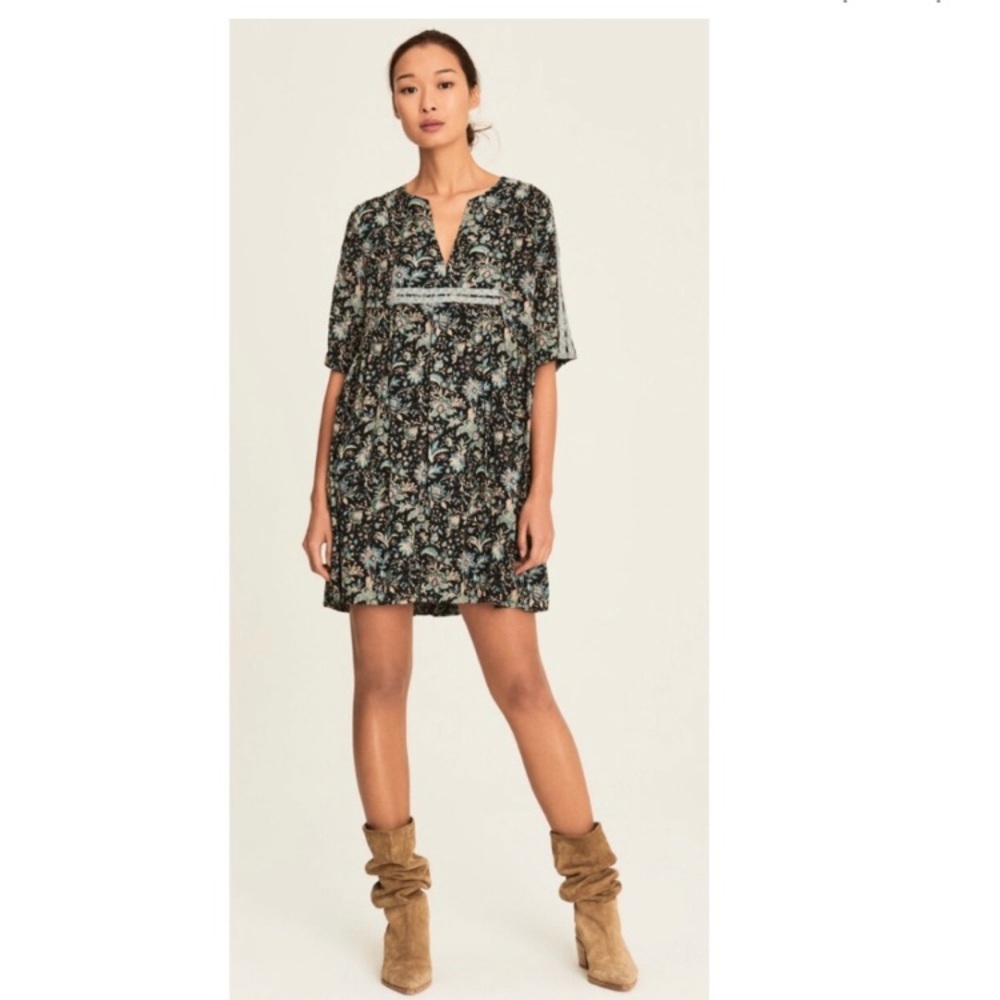 NWT Ba&sh Boho Lady Dress Noir, Size 0